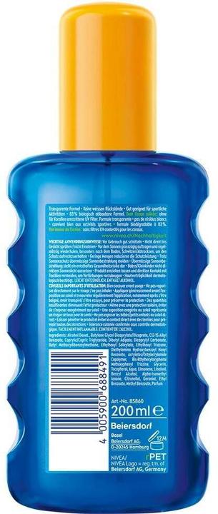 Produktbild NIVEA Protect & Dry Touch (Sonnenspray, SPF 50+, 240 ml)