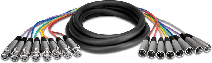 Actual product image Hosa XLR-803 Balanced Snake XLR3F To XLR3M 3 M (3 m, XLR Cables)