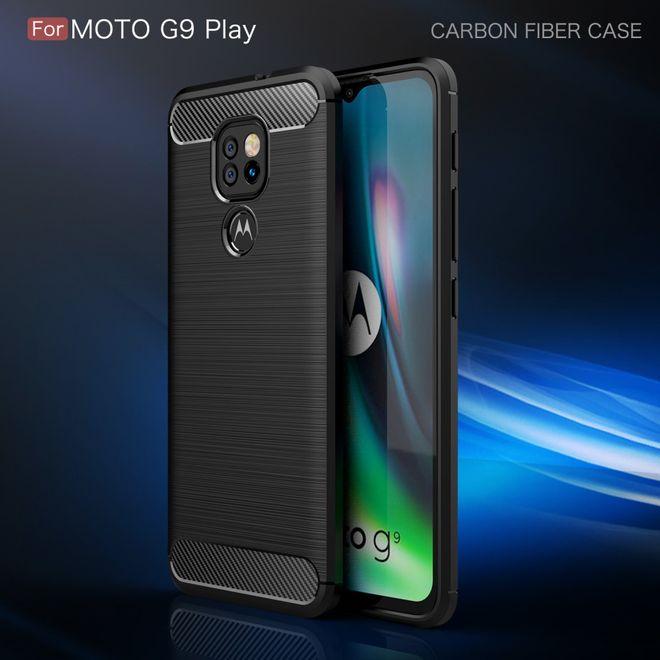 Actual product image MU Style Carbon Fiber TPU Softcase Series (Motorola Moto G9 Play)