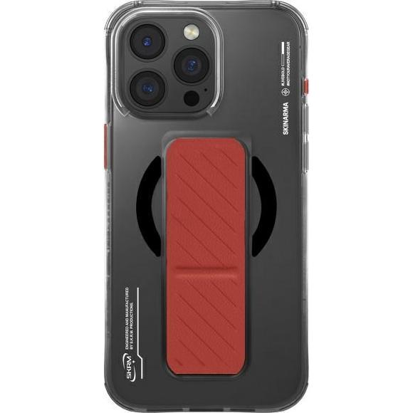 Skinarma case Axon iPhone 16 Pro 6.3" Magnetic Charging + Grip Stand black (Apple iPhone 16 Pro), Cover smartphone, Nero