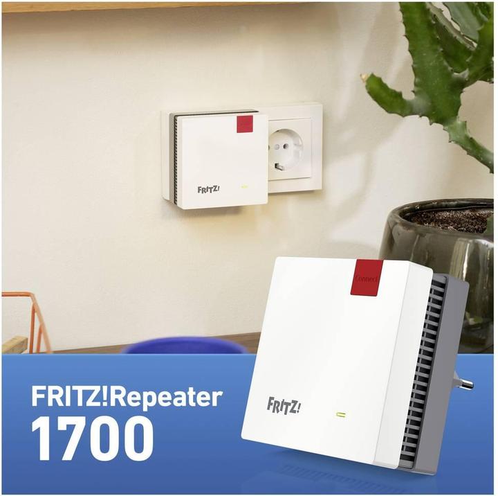 Productafbeelding FRITZ! Mesh Set 1700 2-Pack international (2880 Mbit/s, 688 Mbit/s)