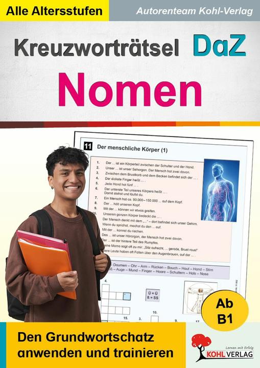 Produktbild Kreuzworträtsel DaZ - Nomen (Deutsch)