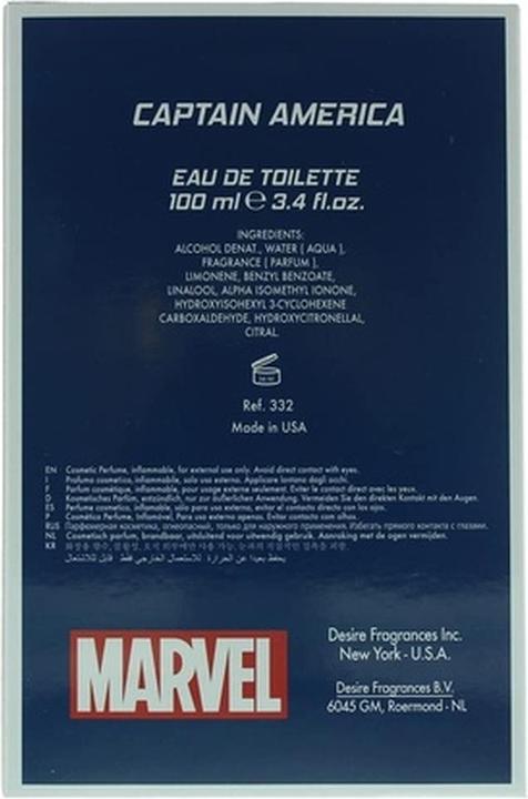Immagine prodotto Marvel Captain America della Eau de Toilette Spray 100 ml (Eau de toilette, 100 ml)