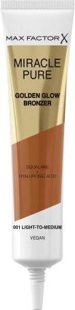 Produktbild Max Factor Miracle Pure Golden Glow Bronzer - Bronzer 15 ml 001 Light-To-Medium (001 Light-To-Medium, Bronzer)
