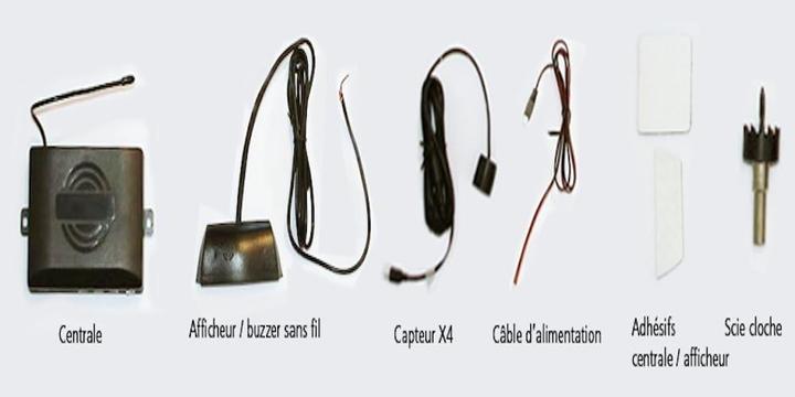 Actual product image Beeper RK039RF Radar Wireless Display Backdrop