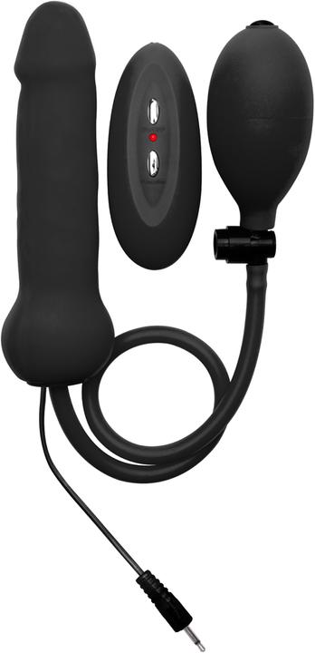 Ouch! Inflatable Vibrating Silicone Dong