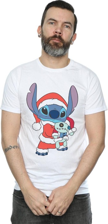 Immagine prodotto Disney Lilo And Stitch Stitch Christmas Maglietta Uomo (4XL)