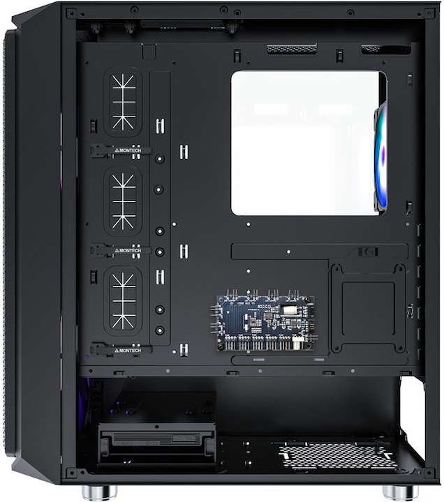 Actual product image Montech Air X Black (ATX, E-ATX, mATX, Mini-ITX)