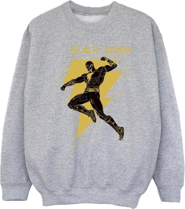 Produktbild Black Adam Golden Bolt Chest Sweatshirt Mädchen (104)