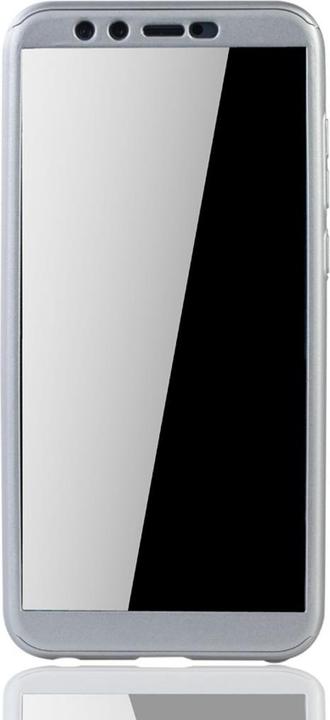 Produktbild König Design Hülle Handy Schutz für Huawei Honor 9 Lite Full Case Cover Displayschutz Silber (Honor 9 Lite)