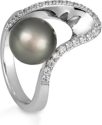 Produktbild Breuning RING - C.ZP BRAUN/Brill. 0,225 Ct. H/si (61, 750/18 K Gold)