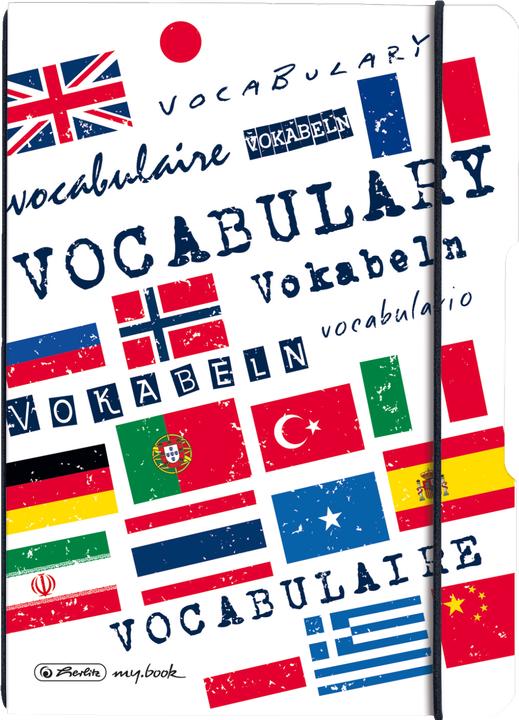 Image du produit Herlitz Vocabulaire (A5, À rayures, Couverture rigide)
