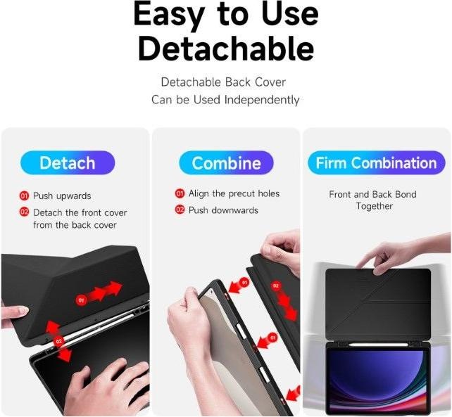 Actual product image Dux Ducis Magi Series (Galaxy Tab S9, Galaxy Tab S9 FE)