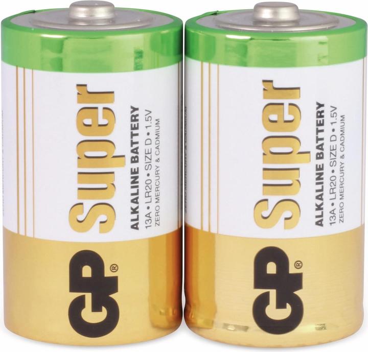 Actual product image GP Batteries Super (2 pcs., D, 1300 mAh)