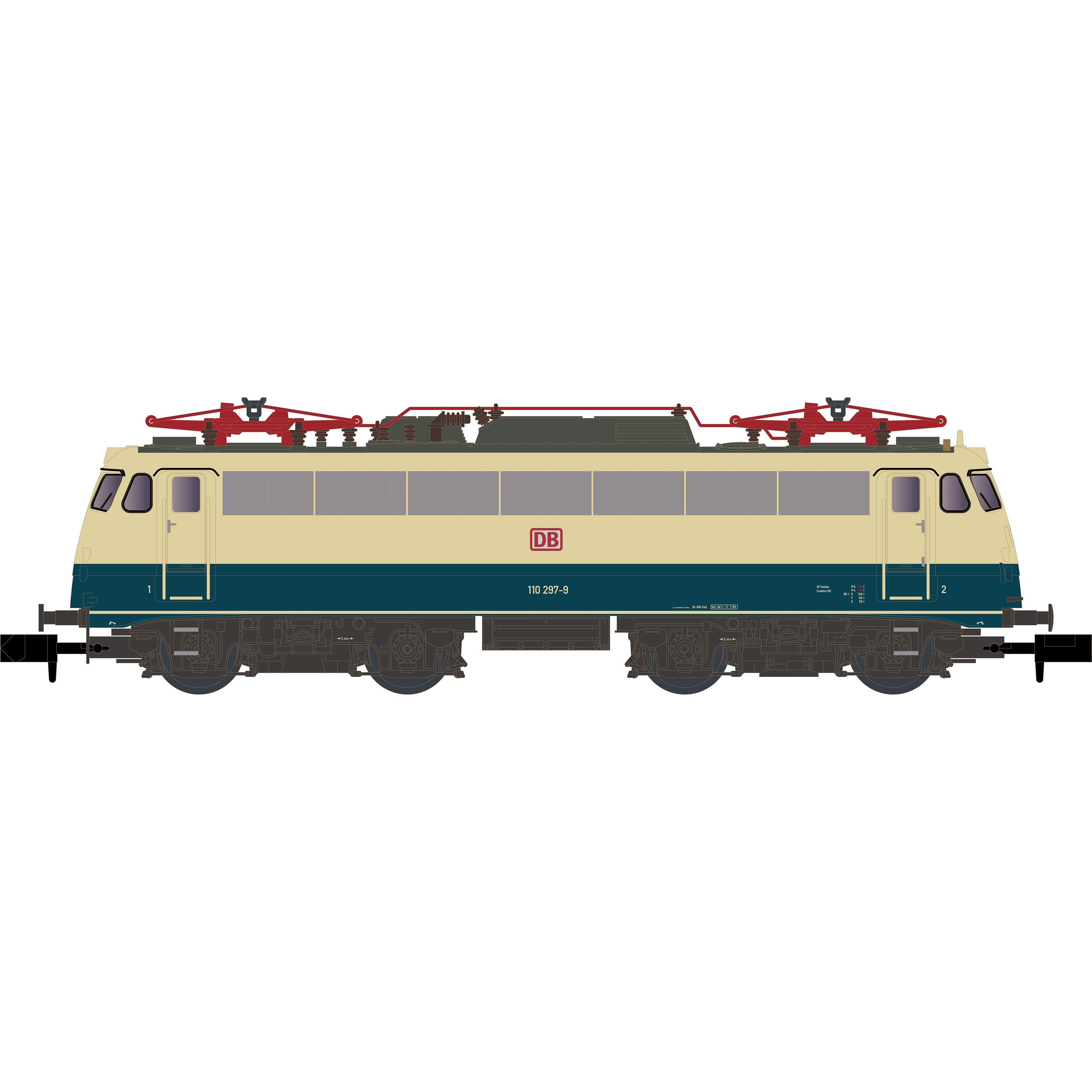 Hobbytrain E-Lok BR 110 DB Ep.V (Spur N)