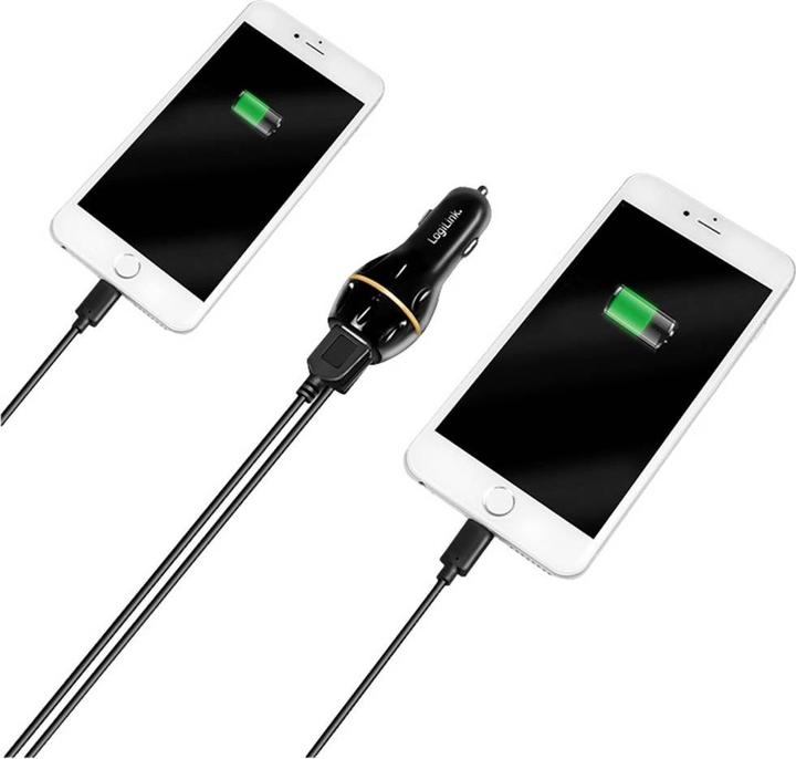 Produktbild LogiLink USB Kfz Netzteil