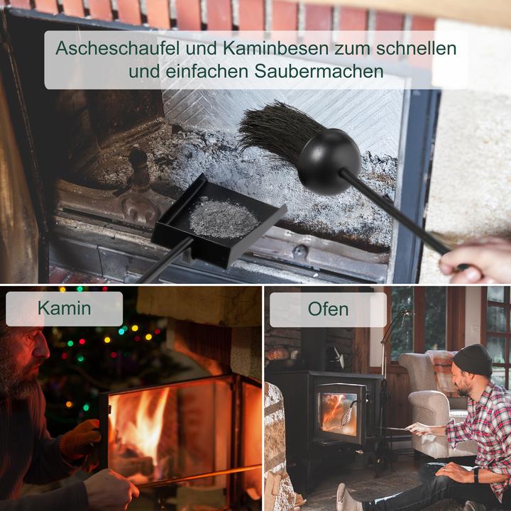 Produktbild Relaxdays 5-tlg. Kaminbesteck-Set