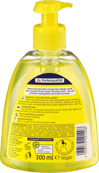 Produktbild dm Balea Zitrone, Limette Melisse Küchenseife (Flüssigseife, 300 ml)