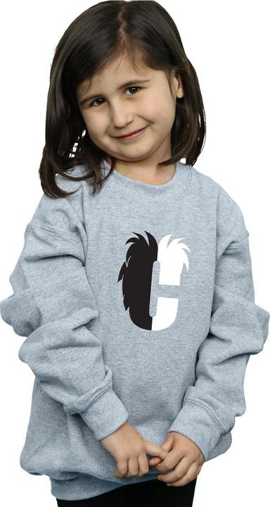 Produktbild Disney Alphabet C Is For Cruella De Vil Sweatshirt Mädchen (128)