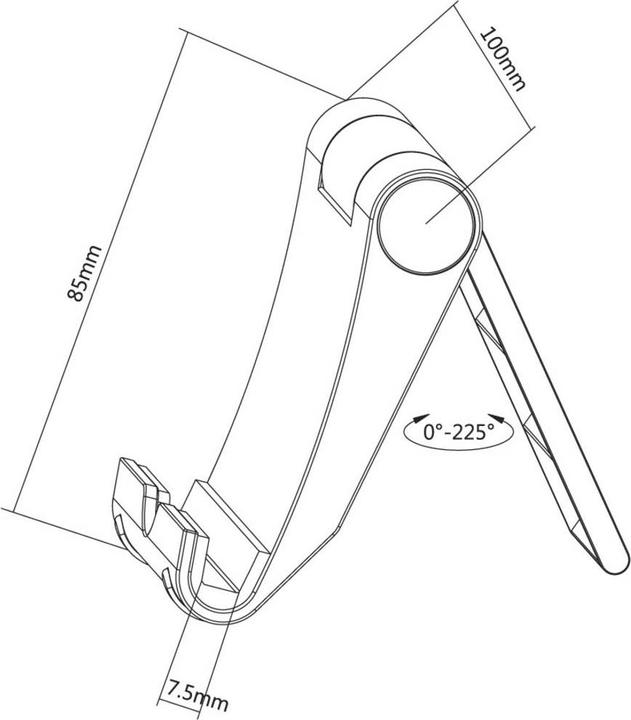 Actual product image Reflecta Tabula Travel Universal Tablet and Smartphone Stand