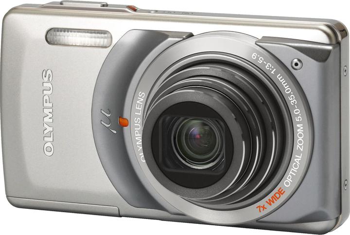 Actual product image Olympus Mju 7010, 12 Mpixel, 7x WW zoom, silver (1/2,3'')