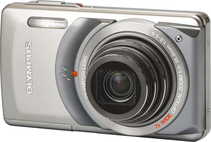 Olympus Mju 7010, 12 Mpixels, zoom WW 7x, argenté (1/2,3'')