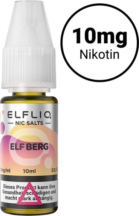 Actual product image Elfbar ELFLIQ, ELF BERG 10mg (menthol)