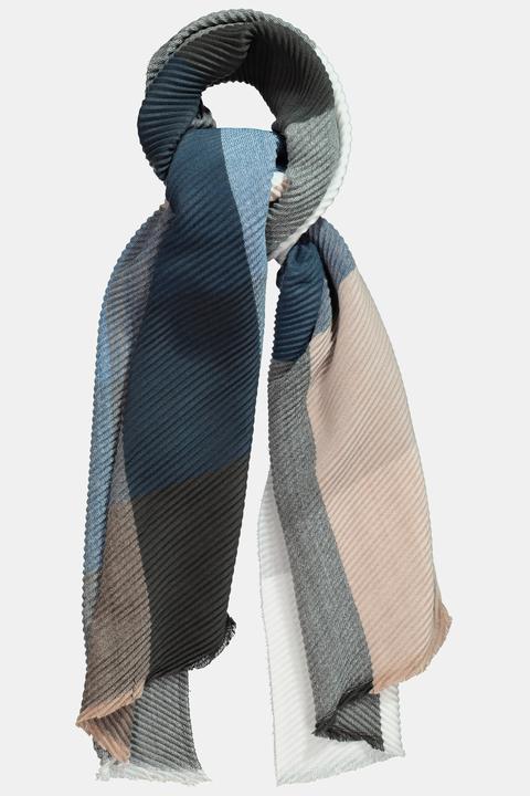 Produktbild Ulla Popken Plissee-Schal, Karomuster