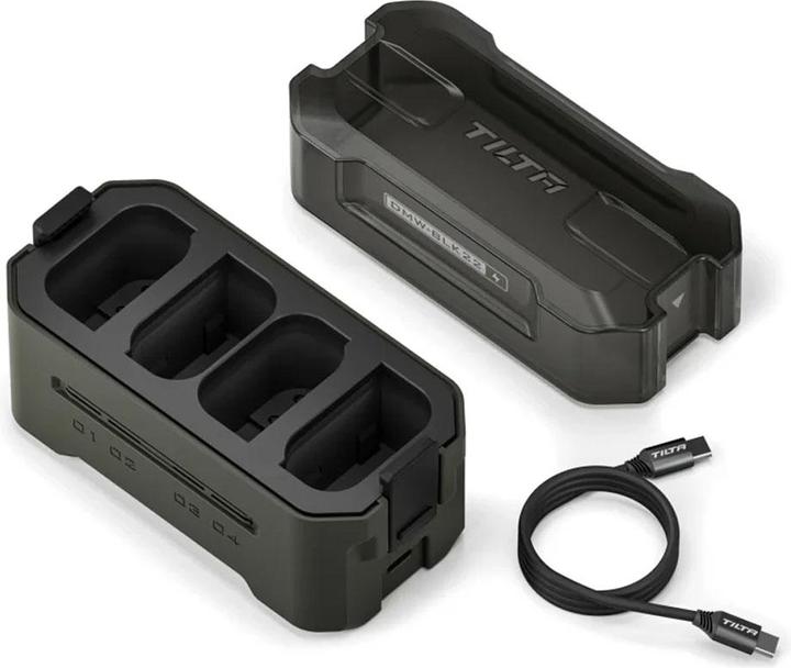 Tilta Tragbare Ladestation für DMW-BLK22 (Kamera Akku Ladegerät)