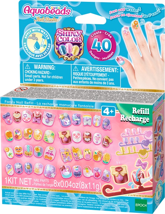 Produktbild Epoch Fingernägel Nachfüll Set gelb/pink (Kunstnägel, Mehrfarbig)