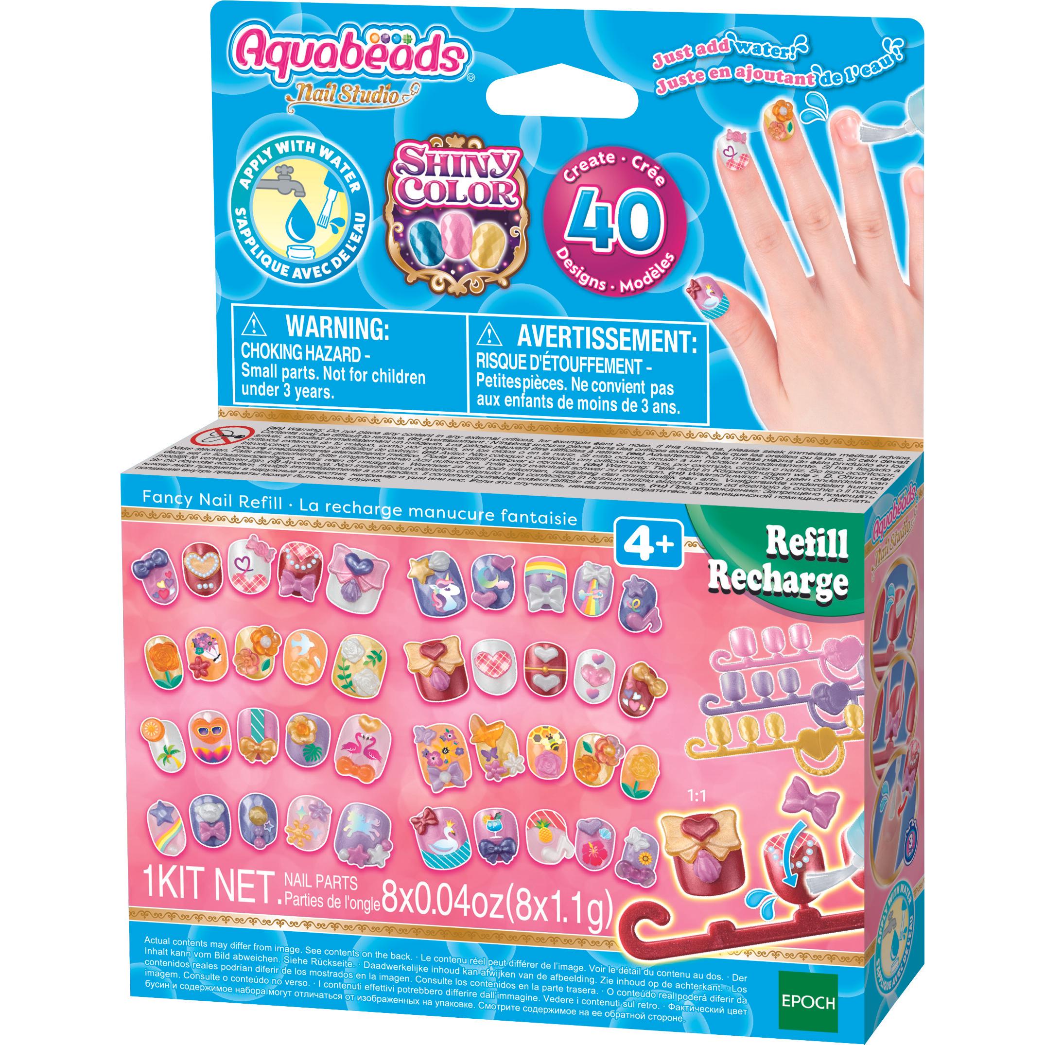 Epoch, Nagelstyling + Kunstnägel, Fingernägel Nachfüll Set gelb/pink (Kunstnägel, Mehrfarbig)