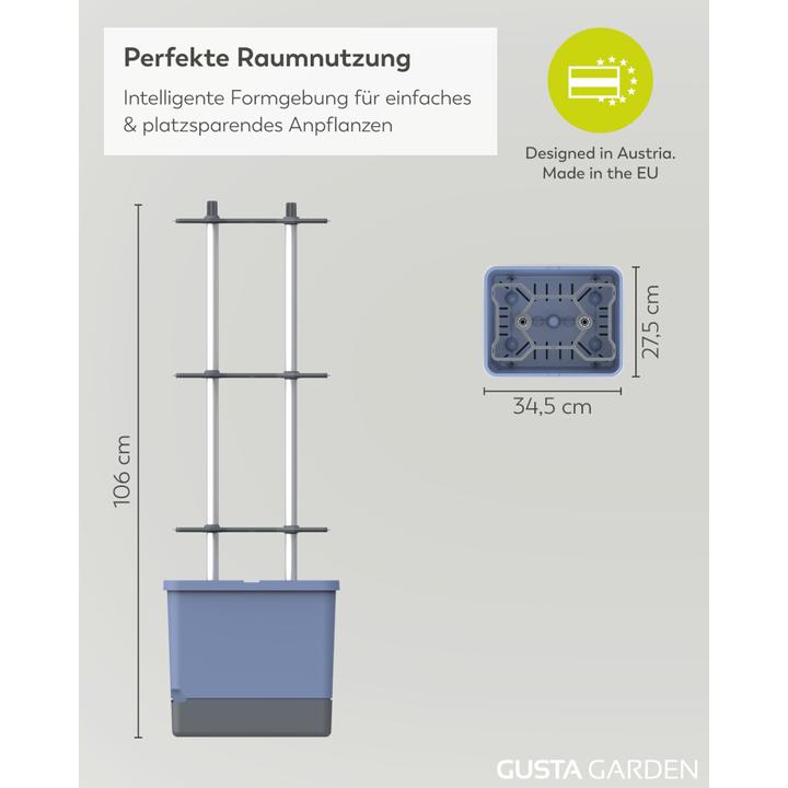 Actual product image Gusta Garden Rearing pots Charly Chilli XL Blue