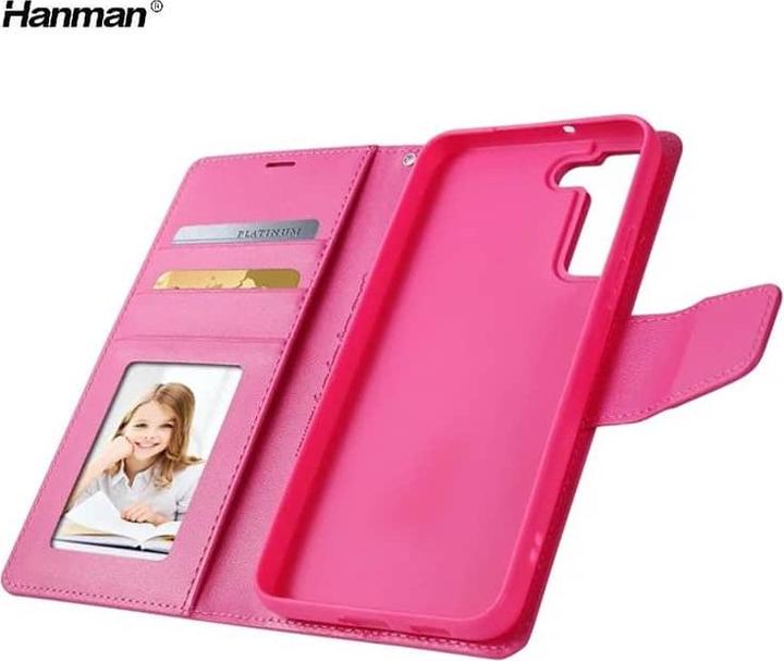 Produktbild Hanman Samsung Galaxy S7 - Mill Flip Case mit 3 Kartenfächern, pink (Samsung Galaxy S7)