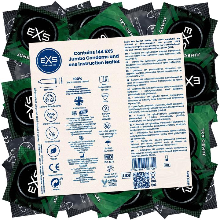 Actual product image EXS Jumbo Condoms - 144 pack (144 pcs.)