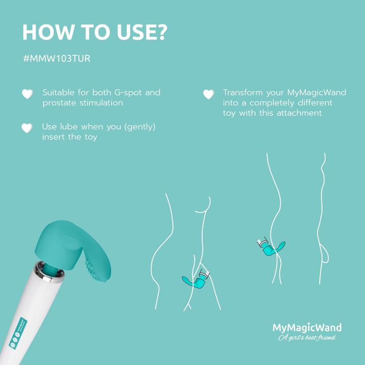 Actual product image My Magic Wand G-spot attachment