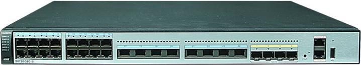 Huawei Switch 24 Port Ethernet /1/2.5/5/10G ports 4 10 Gig SFP+ with 1 interface slot with (28 Ports)