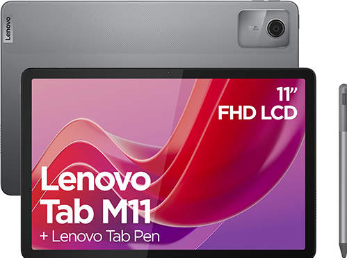 Produktbild Lenovo Tab M11 (4G, 11", 128 GB, Luna Grey)