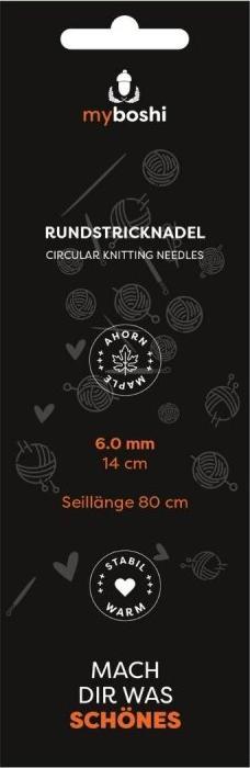 Actual product image Myboshi Rundstricknadeln 14cm / 6mm