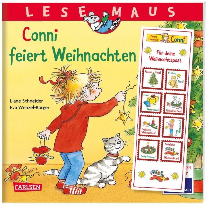 LESEMAUS 58: Conni feiert Weihnachten (Deutsch, Liane Schneider, Eva Wenzel-Bürger, 2023)