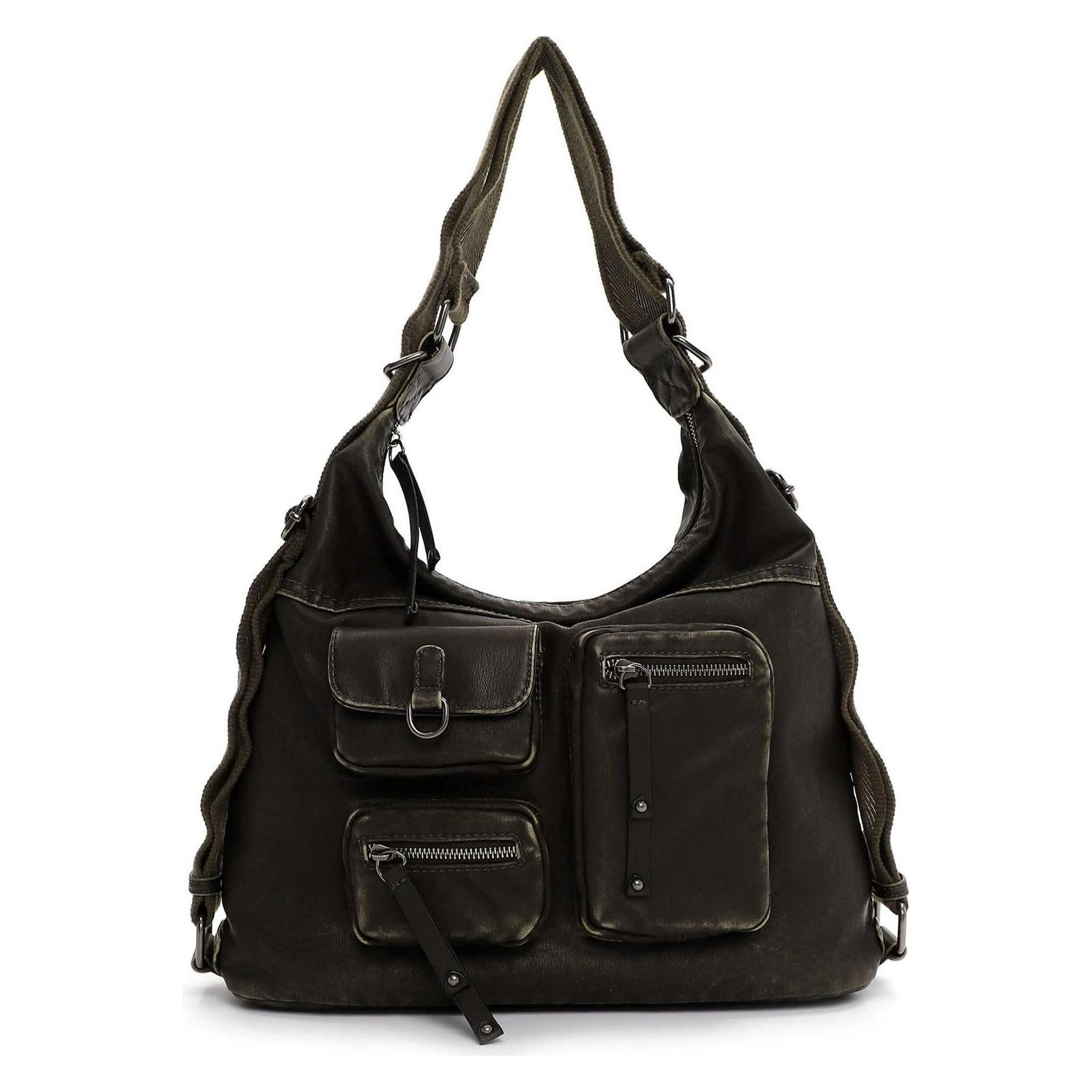 Suri Frey, Damen, Handtasche, Sfy Batty Pouch Bag, Grün