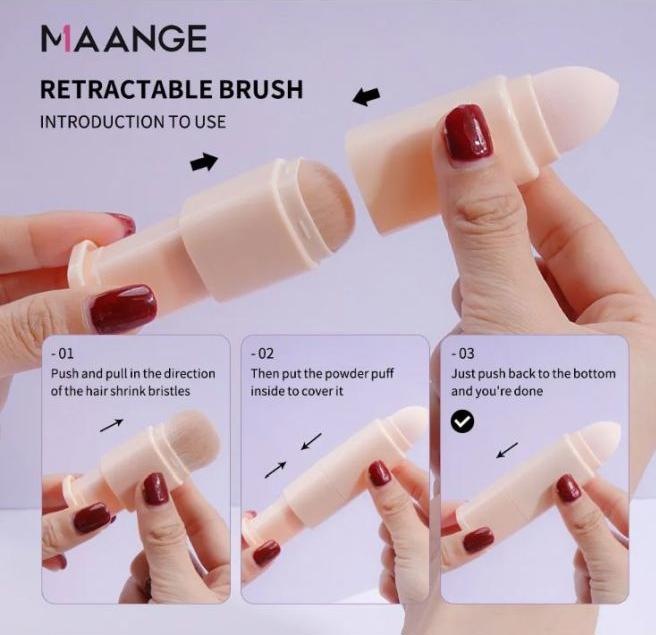 Produktbild Maange Mini Make-Up Reise Schminkpinsel (8-tlg.Set) (Set)
