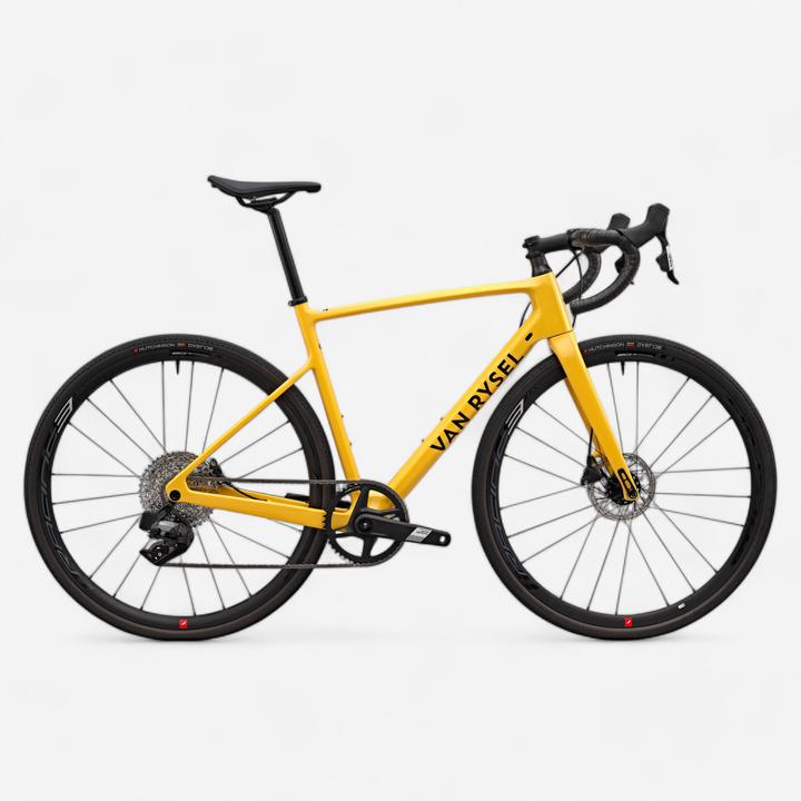 Actual product image Van rysel Road bike NCR CF Carbon Allroad 12-speed yellow