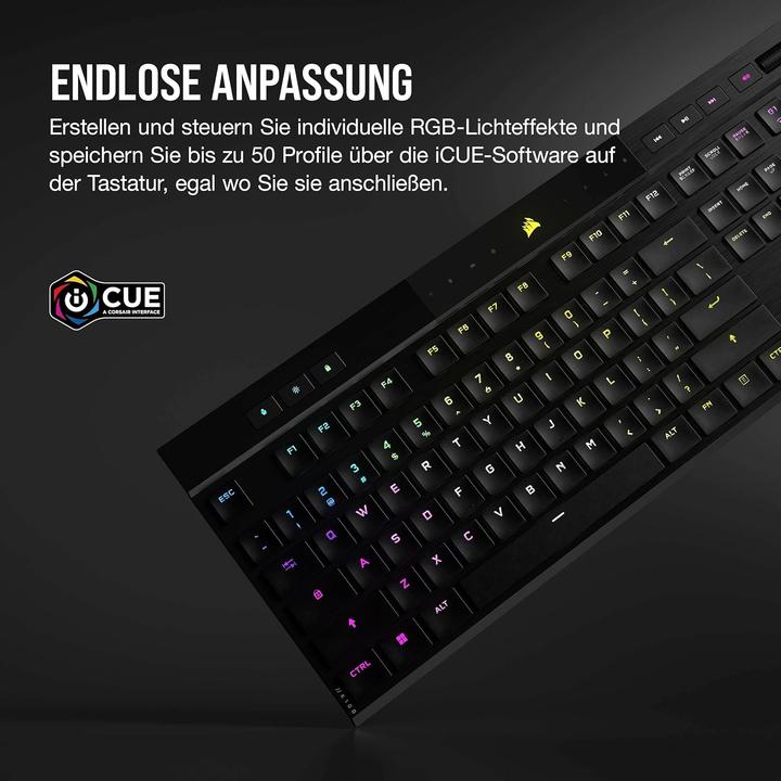 Actual product image Corsair K100 Air (Germany, Cable, Wireless)