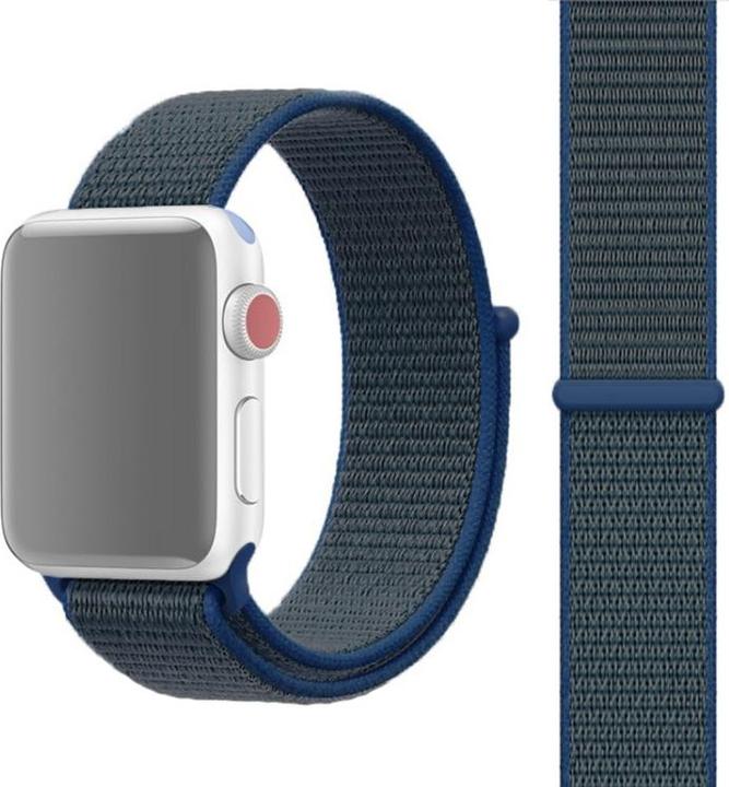 Image du produit Cover-Discount Apple Watch 38 / 40mm - Bracelet en nylon avec velcro orange (38 mm, 40 mm, Nylon)