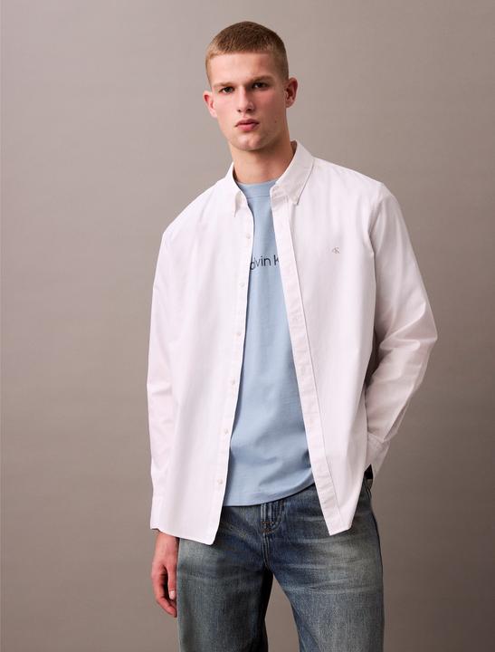 Image du produit Calvin Klein Jeans Ls Solid Oxford Classic Shirt (L)