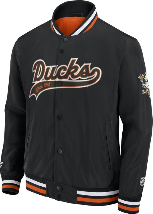 Fanatics Anaheim Ducks NHL SATEEN College Jacket - L (L)