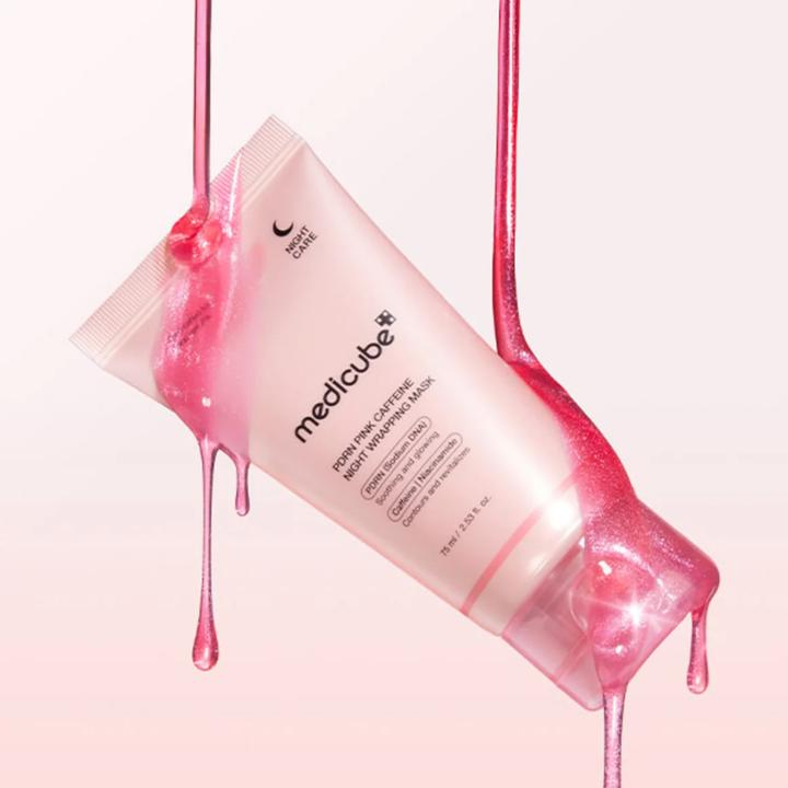 Image du produit Medicube PDRN Pink Caffeine Night Wrapping Mask (75 ml)