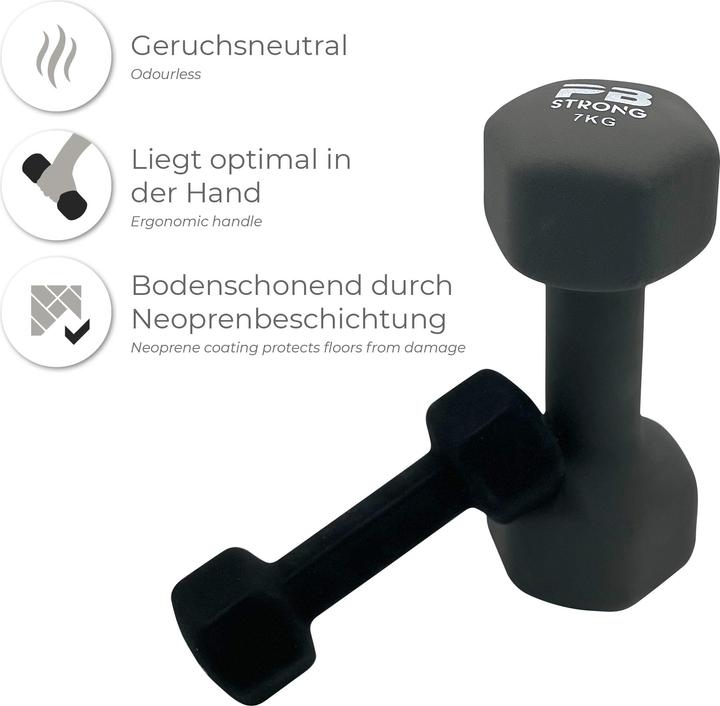 Image du produit Perform Better Neopren Kurzhantel (1 x 6 kg)