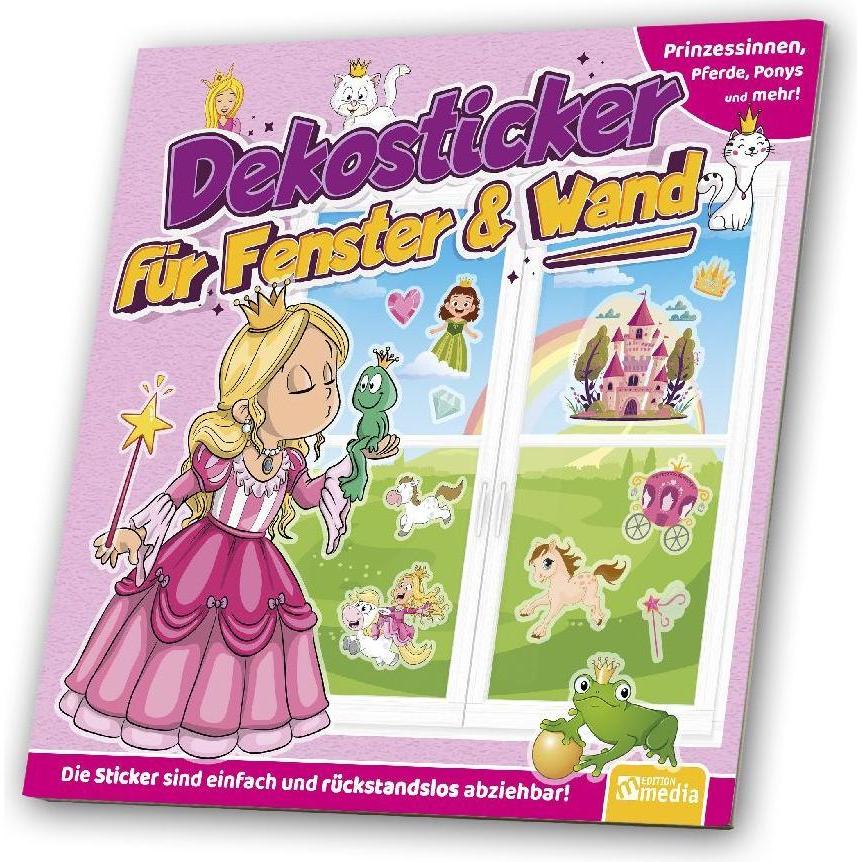 Magni, Fensterfolie, Fenster- / Wandbild,Prinzessinnen,Pferd