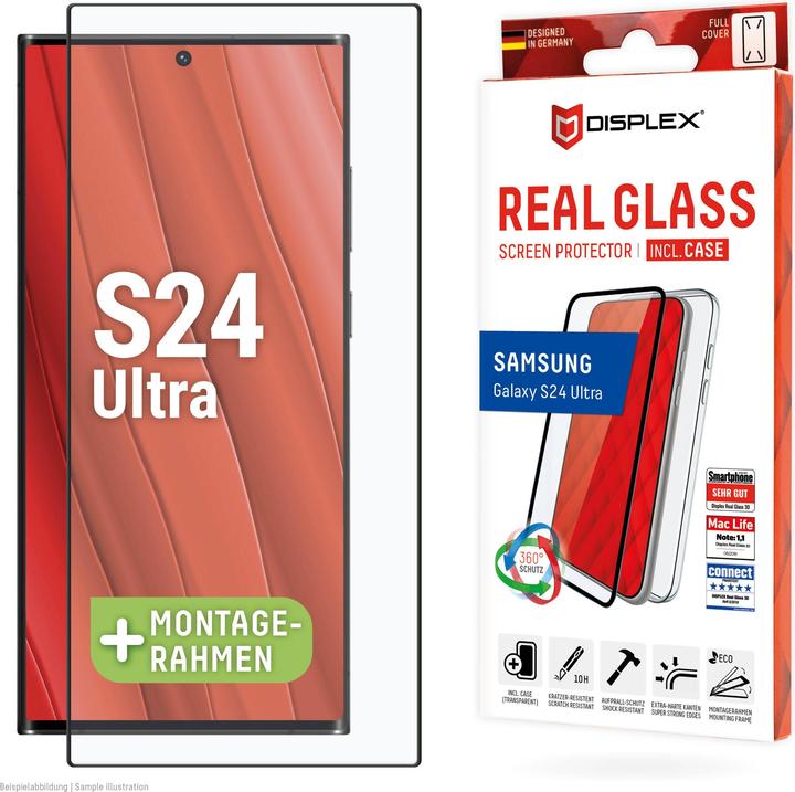 Produktbild Displex Real Glass + Case (1 Stück, Samsung Galaxy S24 Ultra)